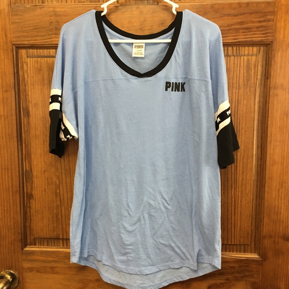 Light blue/purple Victoria’s Secret Jersey shirt